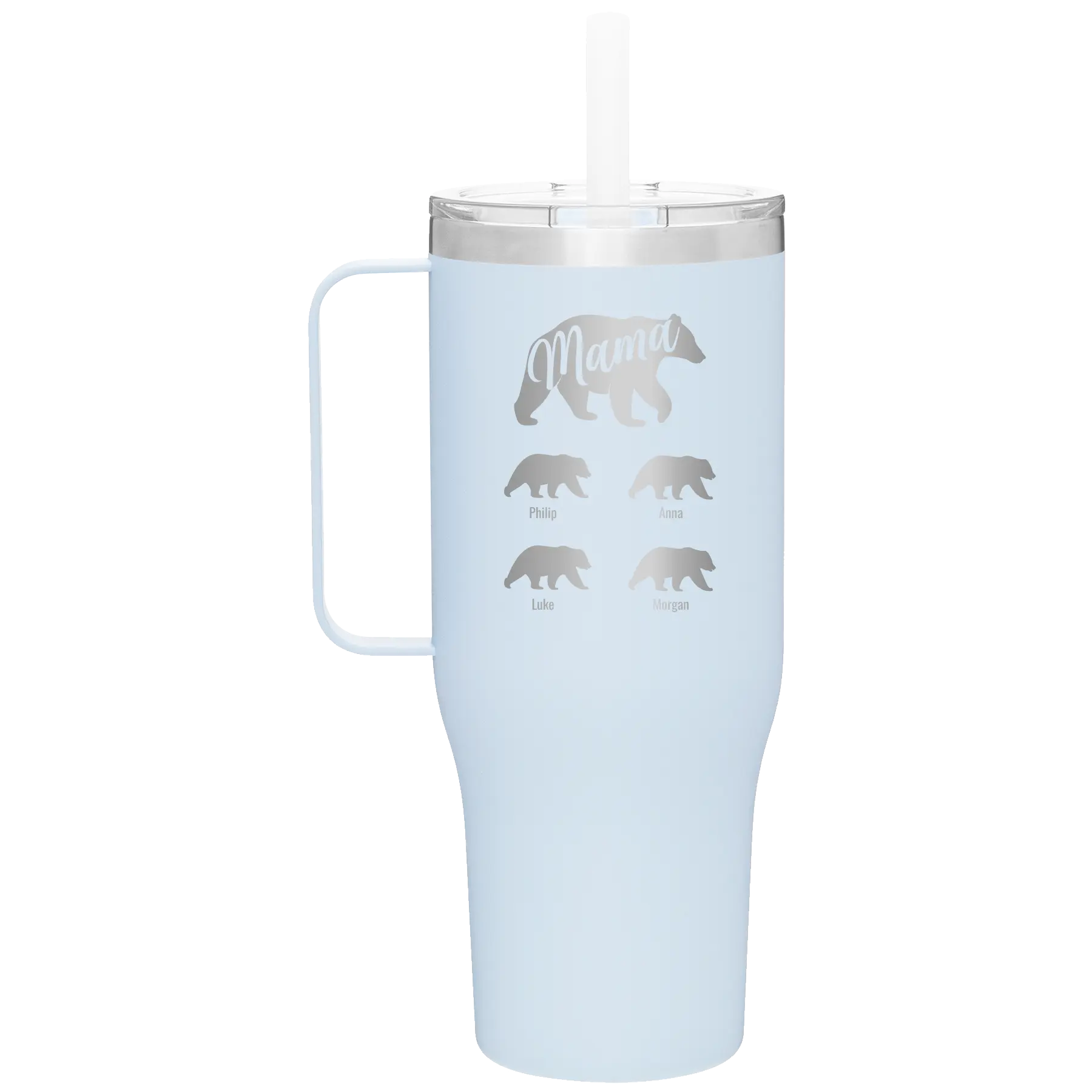 Personalized Mama Bear 4 baby bears 40 oz Tumbler Mug | Landfall