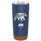 Personalized constellation 20 oz vacuum insulated tumbler with 'Mama Bear 1 Baby Bear' design