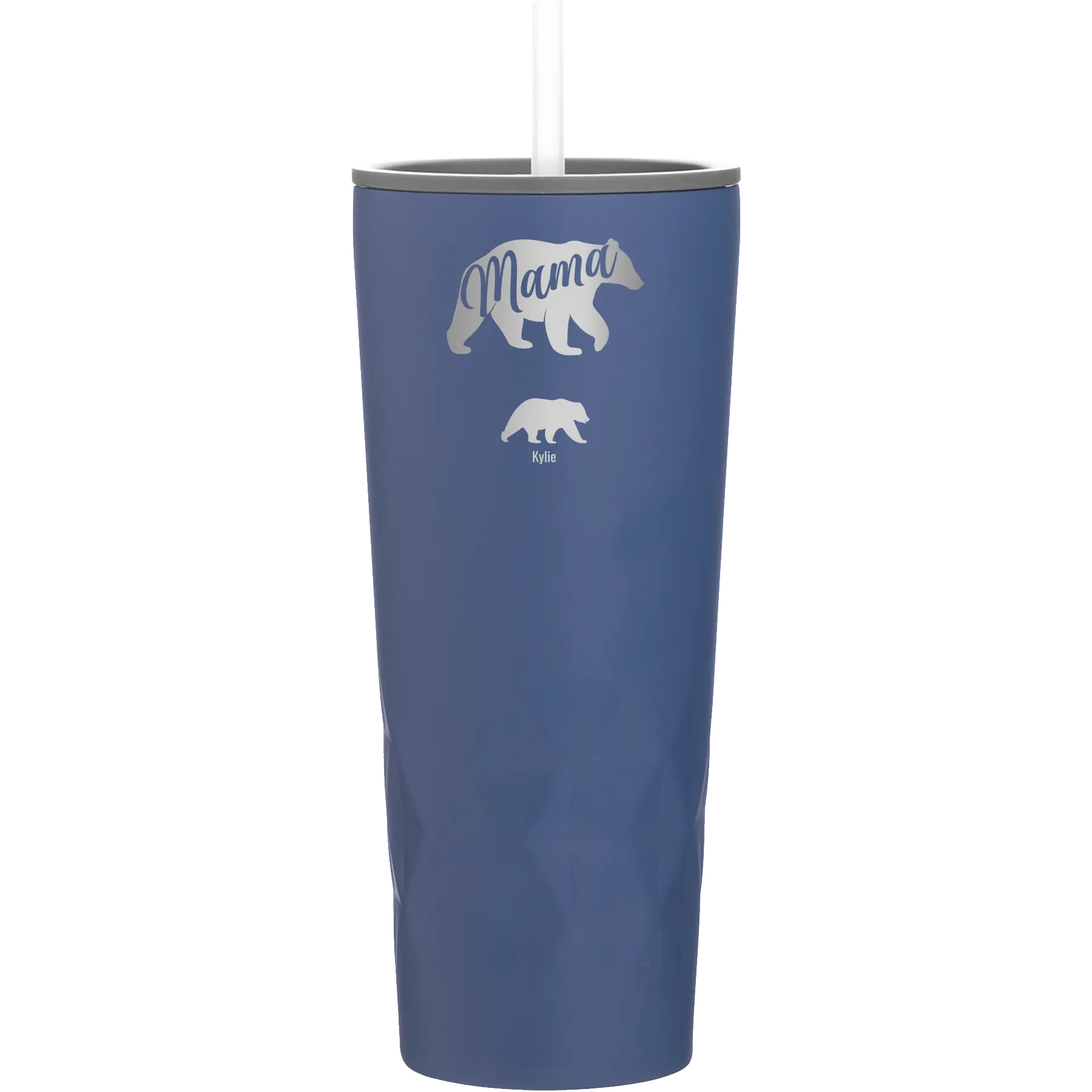 Personalized constellation 20 oz vacuum insulated tumbler with 'Mama Bear 1 Baby Bear' design
