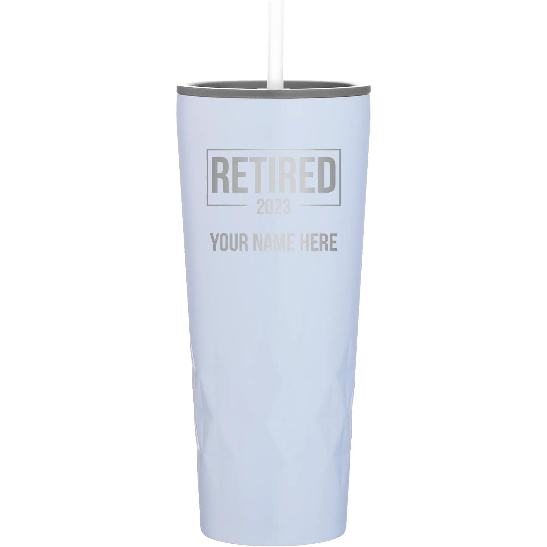Personalized landfall 20 oz vacuum insulated tumbler with 'Retired' design