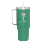 Personalized forage 40 oz vacuum insulated tumbler mug with 'Medical' design