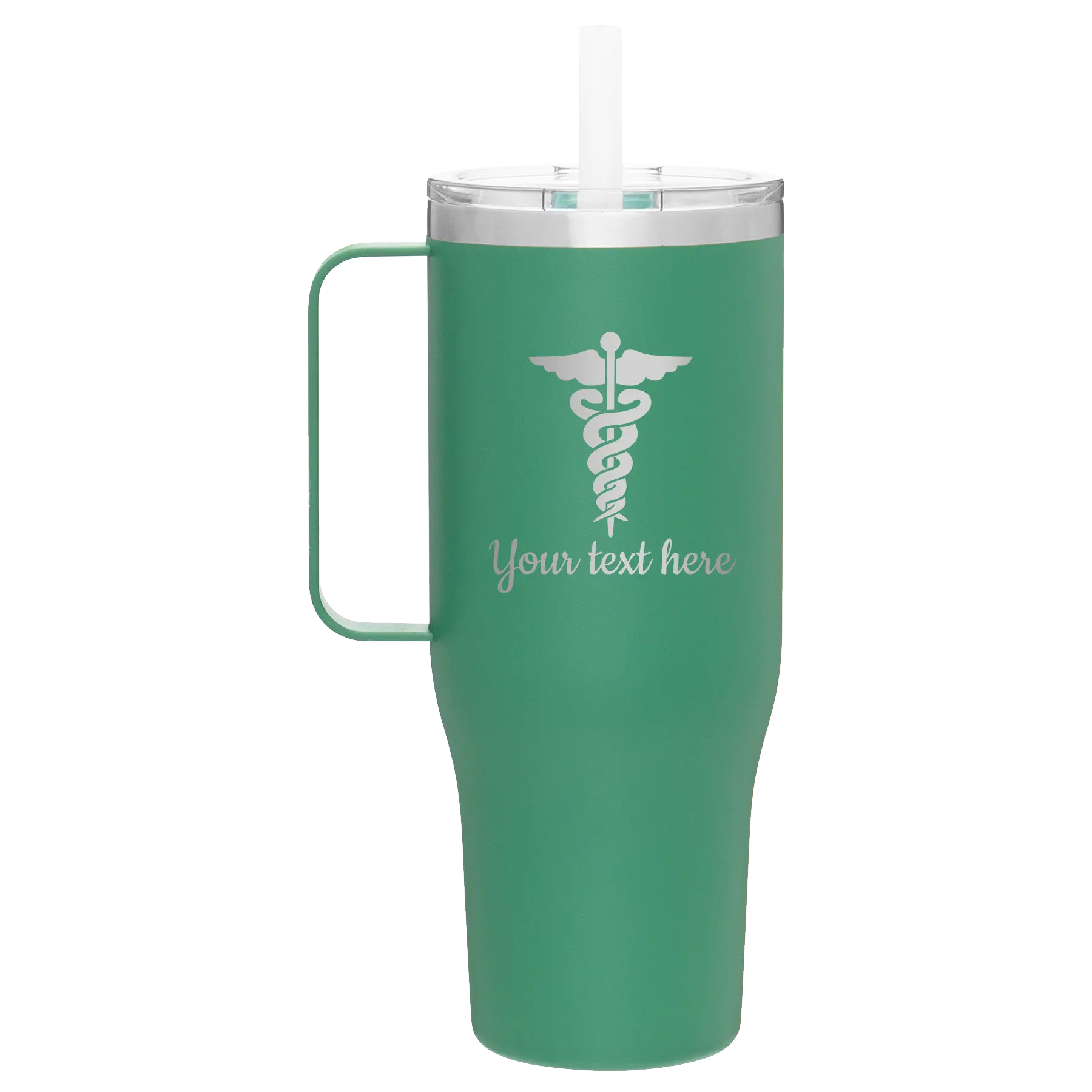 Personalized forage 40 oz vacuum insulated tumbler mug with 'Medical' design