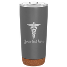 Personalized storm gray 20 oz vacuum insulated tumbler with 'Medical' design