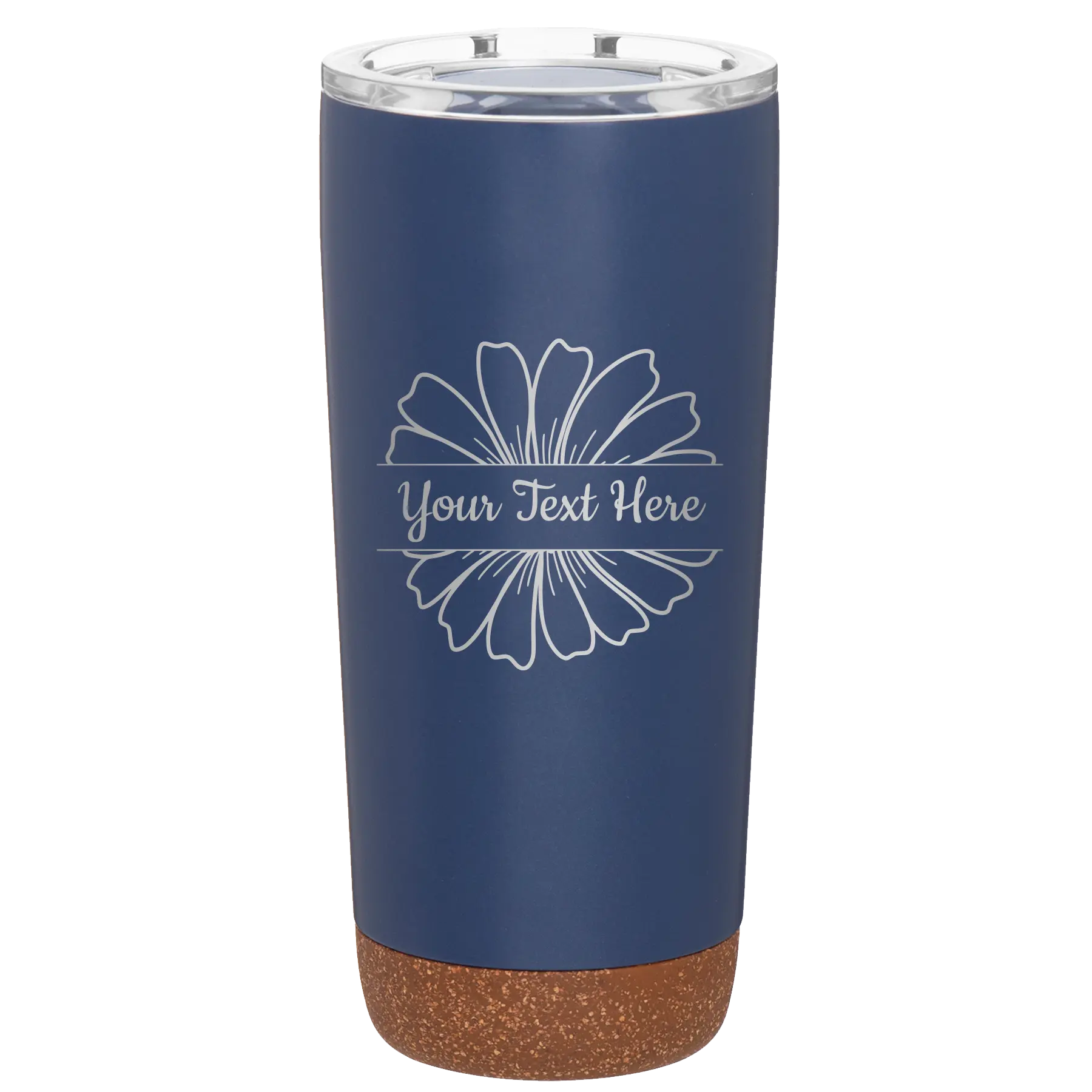 Personalized constellation 20 oz vacuum insulated tumbler with 'Flower 1' design