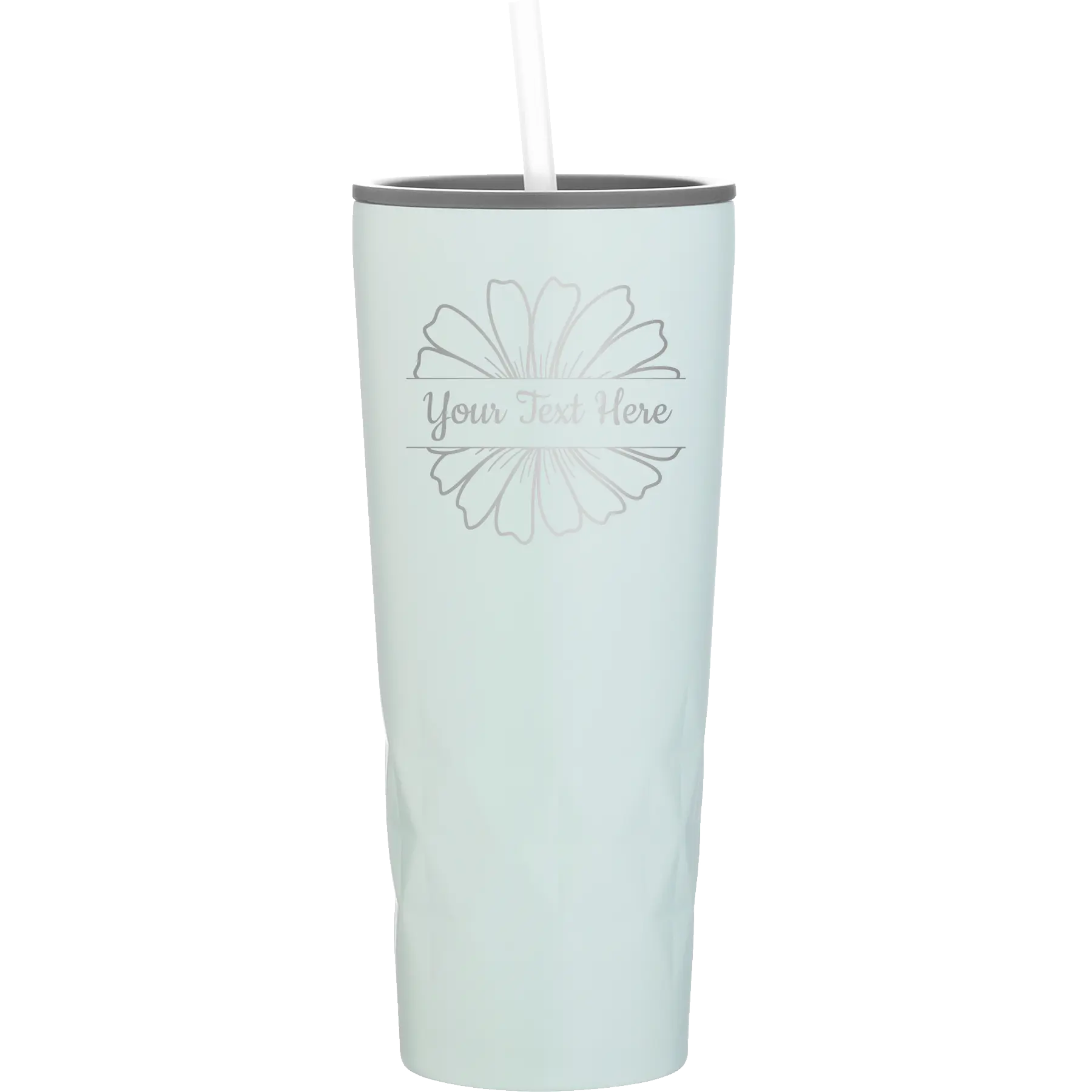 Personalized meadow 20 oz vacuum insulated tumbler with 'Flower 1' design