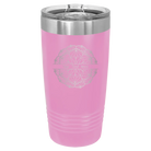 Personalized light purple 20 oz vacuum insulated tumbler with 'Mandala 1' design