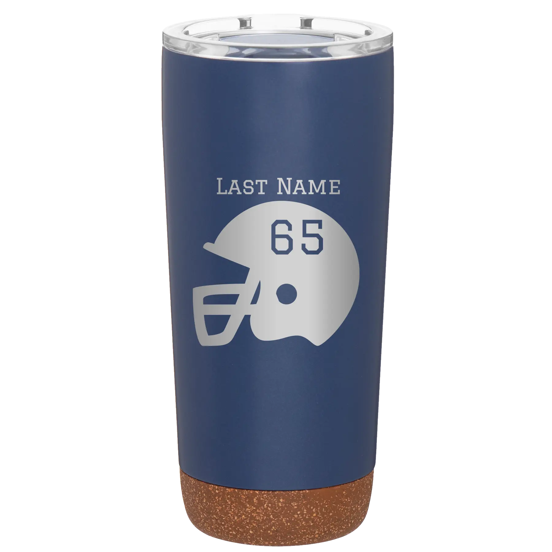 Personalized constellation 20 oz vacuum insulated tumbler with 'Football Helmet' design
