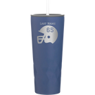 Personalized constellation 20 oz vacuum insulated tumbler with 'Football Helmet' design