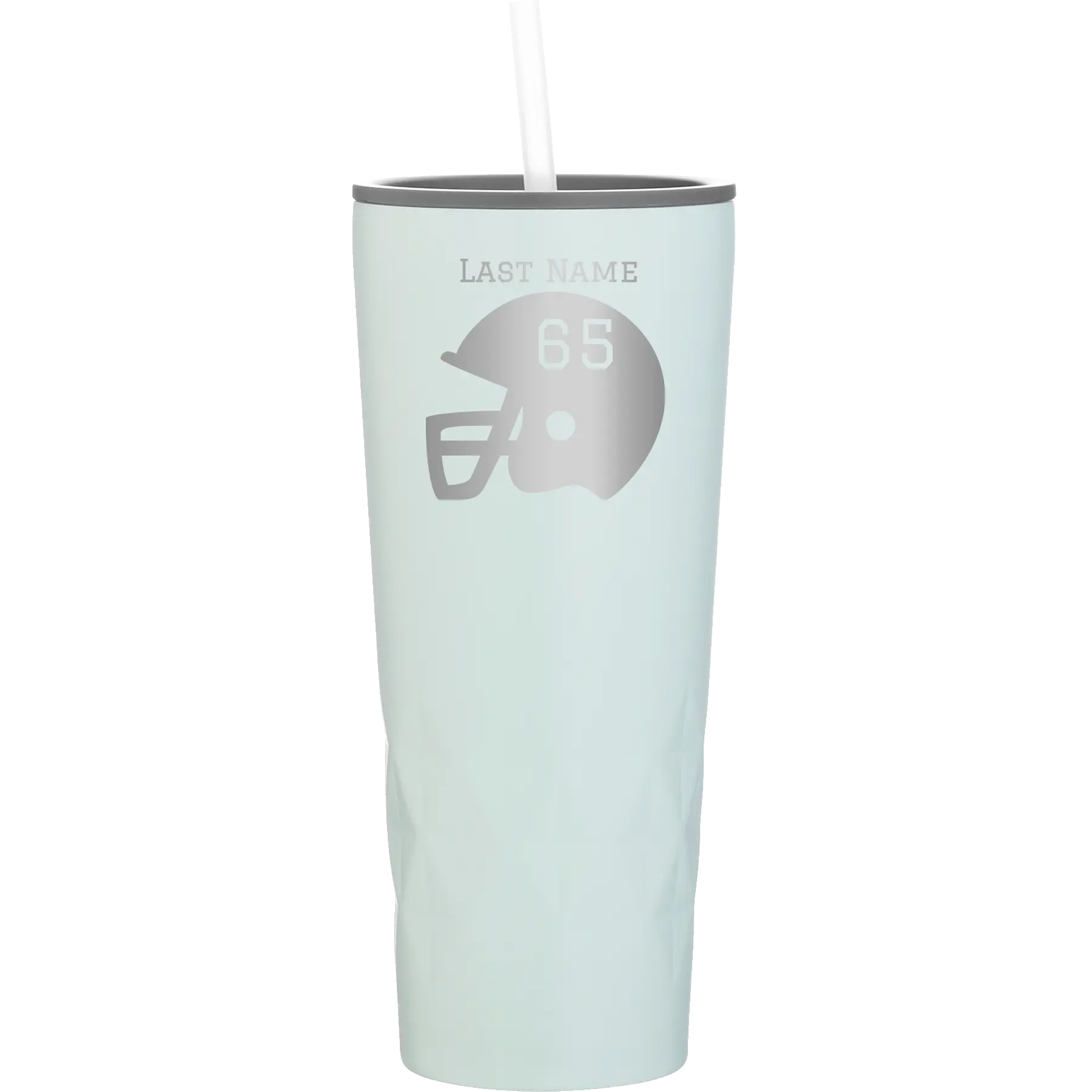 Personalized meadow 20 oz vacuum insulated tumbler with 'Football Helmet' design