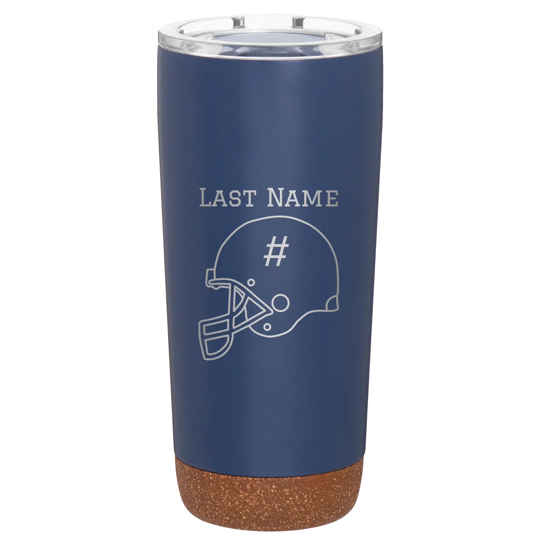 Personalized constellation 20 oz vacuum insulated tumbler with 'Football Helmet 2' design