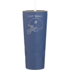 Personalized constellation 20 oz vacuum insulated tumbler with 'Football Helmet 2' design