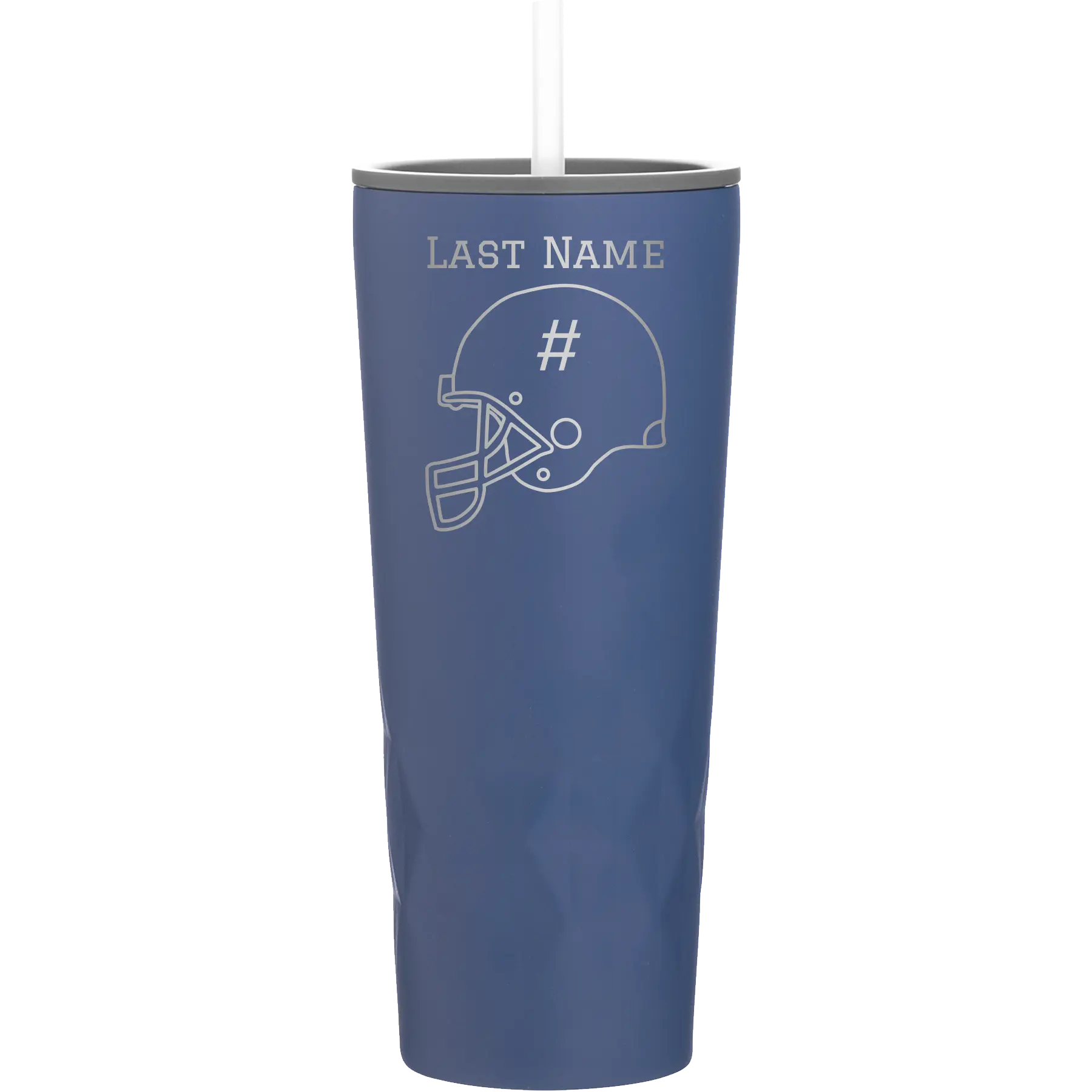 Personalized constellation 20 oz vacuum insulated tumbler with 'Football Helmet 2' design