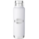 Personalized white 24 oz vacuum insulated water bottle with 'Football' design