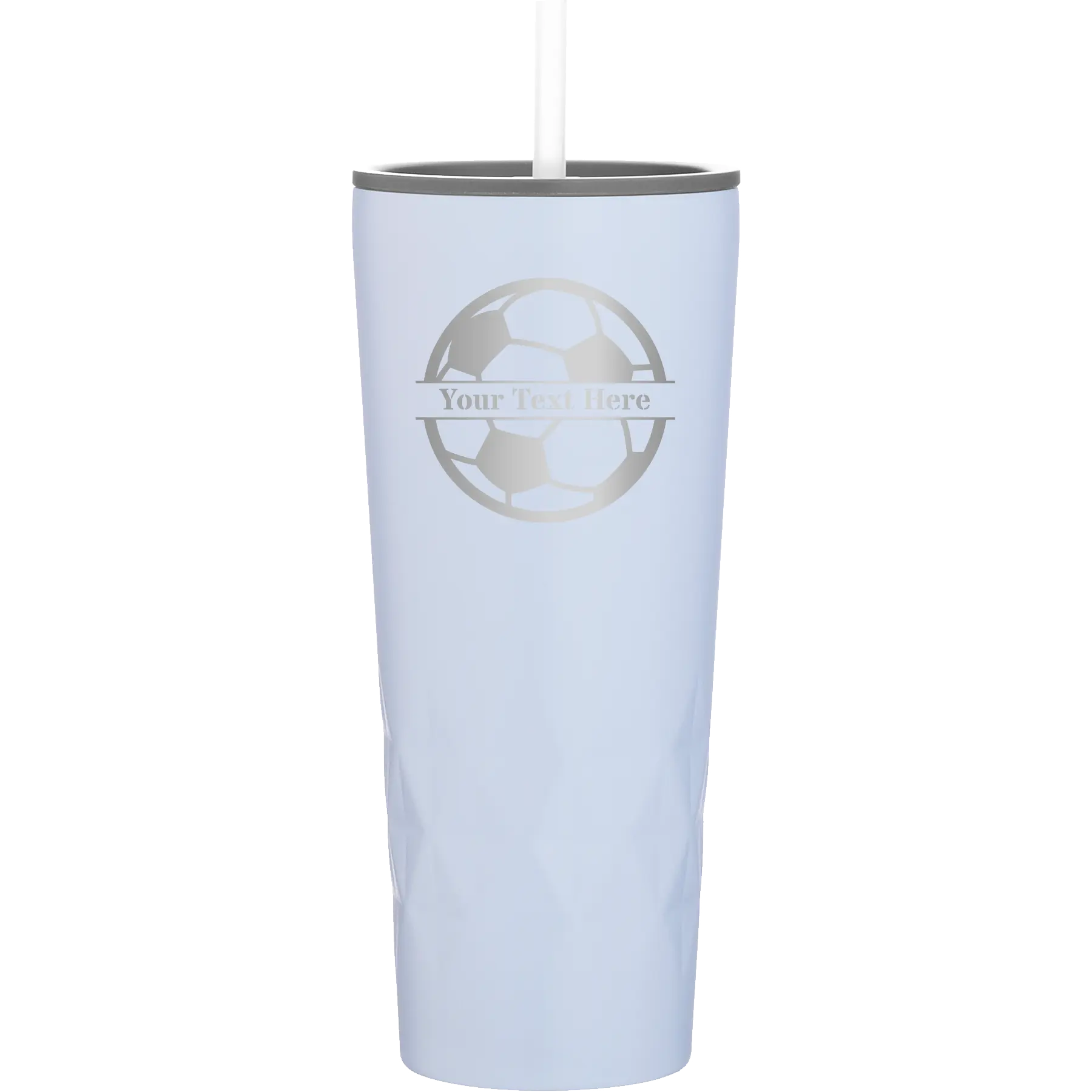 Personalized landfall 20 oz vacuum insulated tumbler with 'Soccer Ball' design