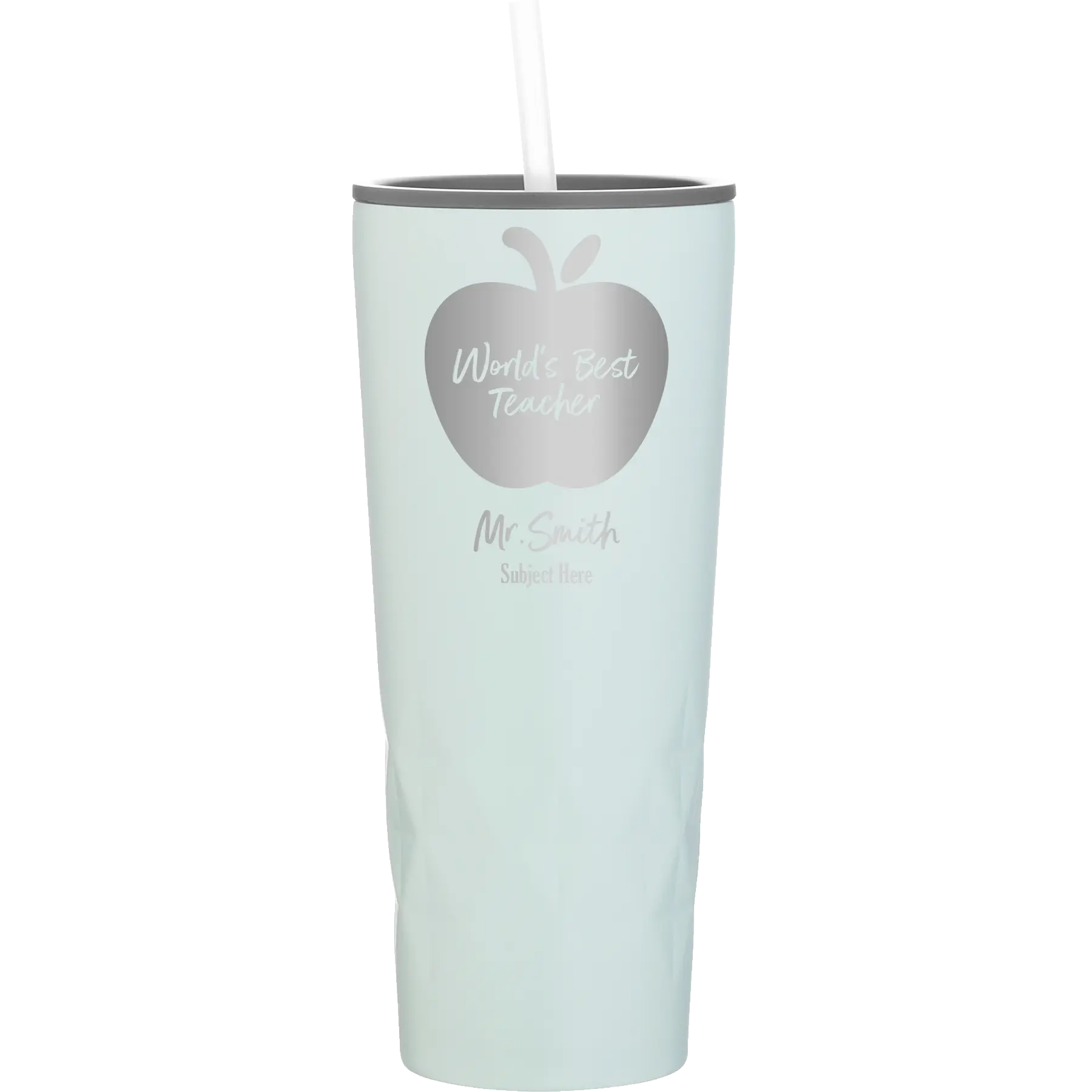 Personalized meadow 20 oz vacuum insulated tumbler with 'Worlds Best Teacher' design