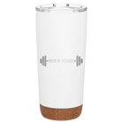 Personalized white 20 oz vacuum insulated tumbler with 'WEIGHTS NAME' design