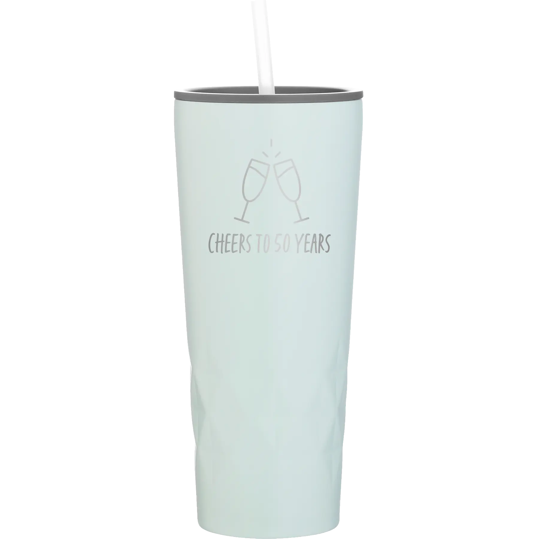 Personalized meadow 20 oz vacuum insulated tumbler with 'Cheers' design