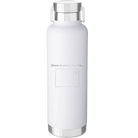 Laser etched white 24 oz vacuum insulated water bottle with 'Colorado Heart' design