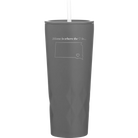 Laser etched slate 20 oz vacuum insulated tumbler with 'South Dakota Heart' design