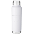 Laser etched white 24 oz vacuum insulated water bottle with 'Ohio Heart' design