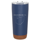 Laser etched constellation 20 oz vacuum insulated tumbler with 'Ohio Heart' design