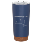 Laser etched constellation 20 oz vacuum insulated tumbler with 'New York Heart' design