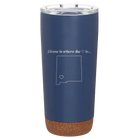 Laser etched constellation 20 oz vacuum insulated tumbler with 'New Mexico Heart' design