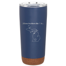 Laser etched constellation 20 oz vacuum insulated tumbler with 'Michigan Heart' design