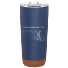 Laser etched constellation 20 oz vacuum insulated tumbler with 'Maryland Heart' design