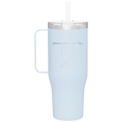 Laser etched landfall 40 oz vacuum insulated tumbler mug with 'Indiana Heart' design