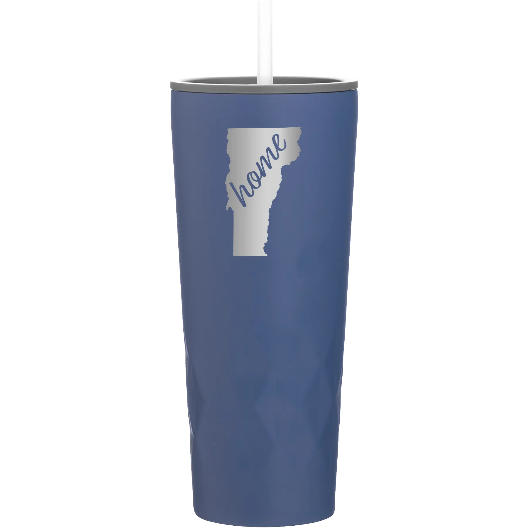 Laser etched constellation 20 oz vacuum insulated tumbler with 'Vermont Home' design