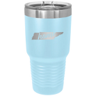 Laser etched light blue 30 oz vacuum insulated tumbler with 'Tennessee Home' design