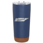 Laser etched constellation 20 oz vacuum insulated tumbler with 'Tennessee Home' design