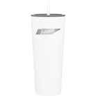 Laser etched white 20 oz vacuum insulated tumbler with 'Tennessee Home' design