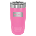 Laser etched pink 20 oz vacuum insulated tumbler with 'South Dakota Home' design