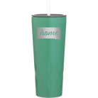 Laser etched forage 20 oz vacuum insulated tumbler with 'South Dakota Home' design