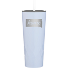 Laser etched landfall 20 oz vacuum insulated tumbler with 'South Dakota Home' design