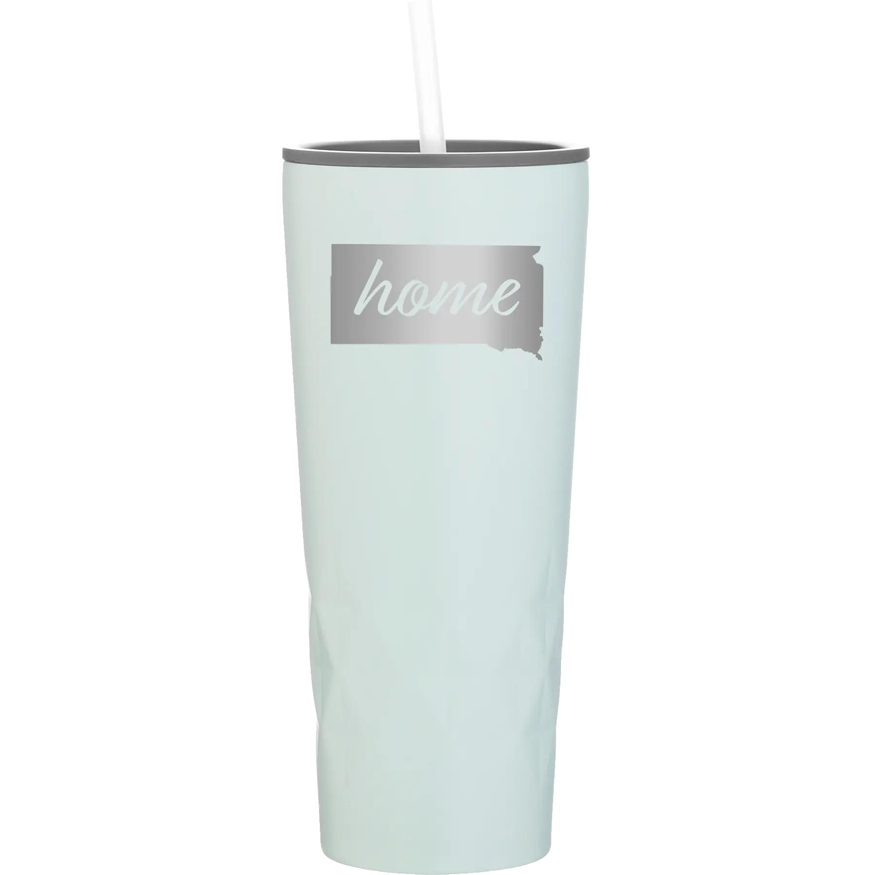 Laser etched meadow 20 oz vacuum insulated tumbler with 'South Dakota Home' design