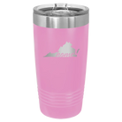 Laser etched light purple 20 oz vacuum insulated tumbler with 'Virginia Home' design