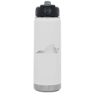 Laser etched white 20 oz vacuum insulated water bottle with 'Virginia Home' design