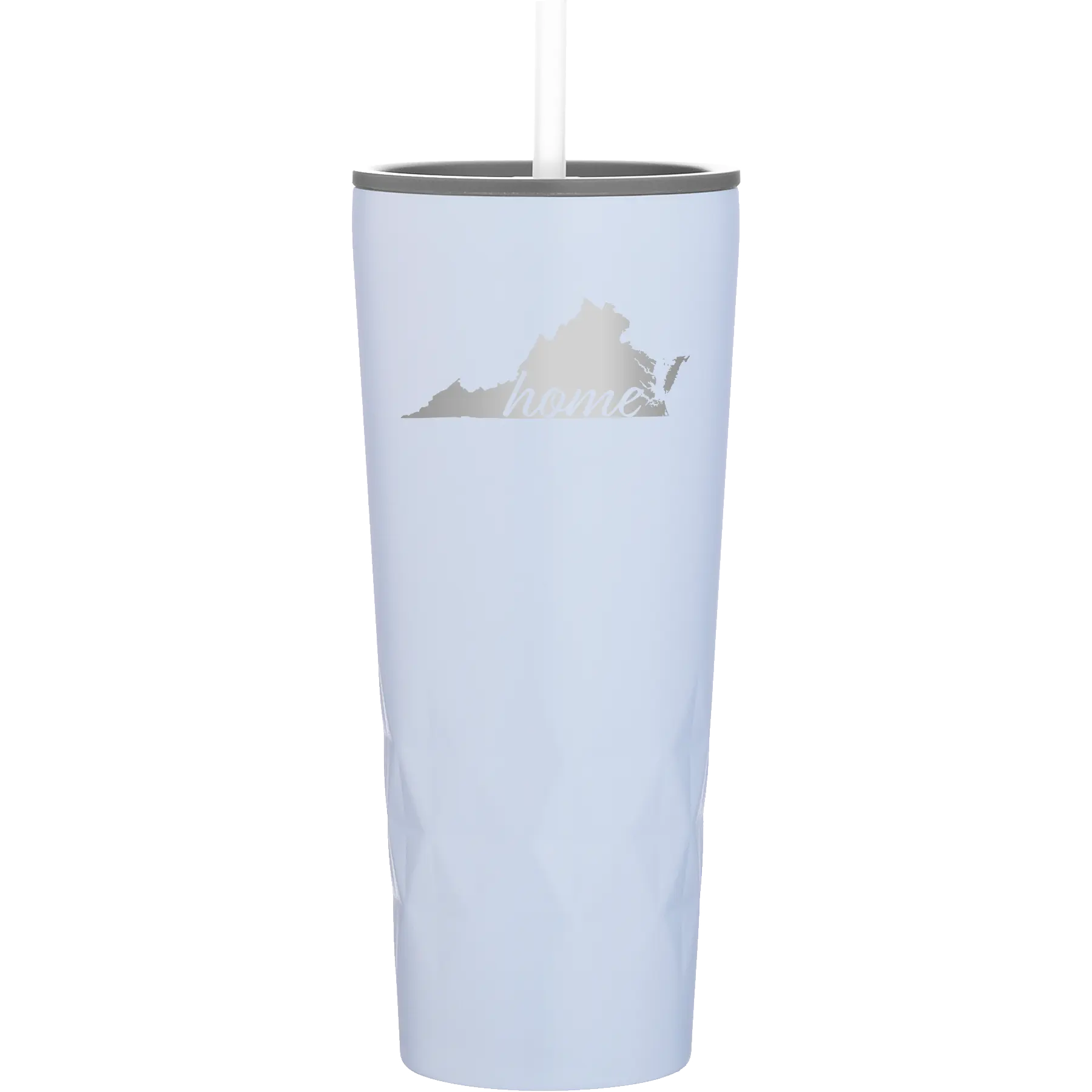 Laser etched landfall 20 oz vacuum insulated tumbler with 'Virginia Home' design
