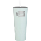 Laser etched meadow 20 oz vacuum insulated tumbler with 'Washington Home' design