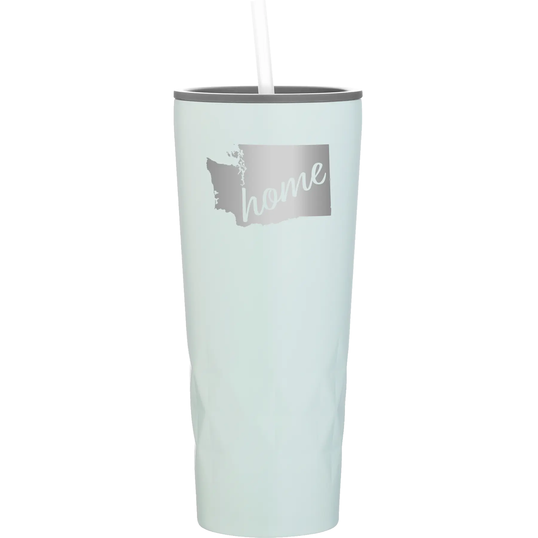 Laser etched meadow 20 oz vacuum insulated tumbler with 'Washington Home' design