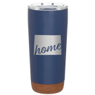 Laser etched constellation 20 oz vacuum insulated tumbler with 'Wyoming Home' design