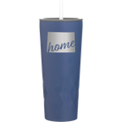 Laser etched constellation 20 oz vacuum insulated tumbler with 'Wyoming Home' design