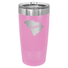 Laser etched light purple 20 oz vacuum insulated tumbler with 'South Carolina Home' design