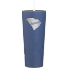 Laser etched constellation 20 oz vacuum insulated tumbler with 'South Carolina Home' design