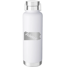 Laser etched white 24 oz vacuum insulated water bottle with 'Pennsylvania Home' design