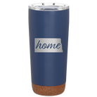 Laser etched constellation 20 oz vacuum insulated tumbler with 'North Dakota Home' design