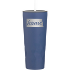 Laser etched constellation 20 oz vacuum insulated tumbler with 'North Dakota Home' design